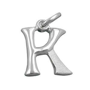 Buchstabe K Anhänger Silber 925 15x11mm