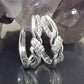 Creole 17x4mm Klappscharnier überkreuzt mit Zirkonias glänzend Silber 925