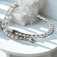 Armband/Kette 5,6mm Panzerkette flach mit Muster Silber 925 21/50/55cm