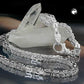 Armband/Kette 5x5mm Königskette vierkant glänzend Silber 925 21-80cm