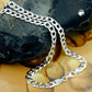 Armband/Kette 6,7mm Panzerkette flach Silber 925 21/50cm