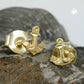 Ohrstecker 5x4mm Anker 9Kt Gelbgold glänzend