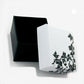 Schmuckschachtel 40x45x30mm hoch für Ring/Ohrring schwarz-weiß Kartonage